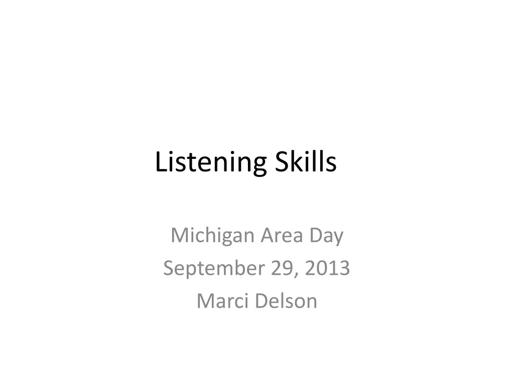PPT - Mastering Active Listening Skills for Better Communication ...