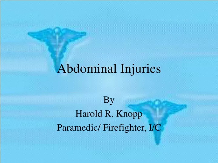 abdominal injuries