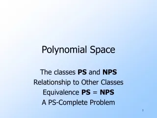 Polynomial Space
