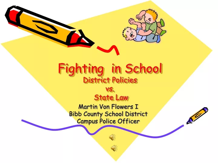 fighting in school district policies vs state law