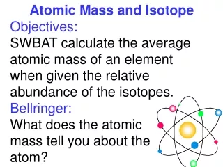 Atomic Mass and Isotope