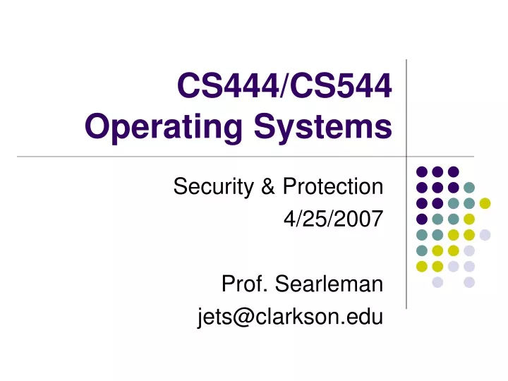 cs444 cs544 operating systems