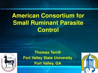 American Consortium for Small Ruminant Parasite Control