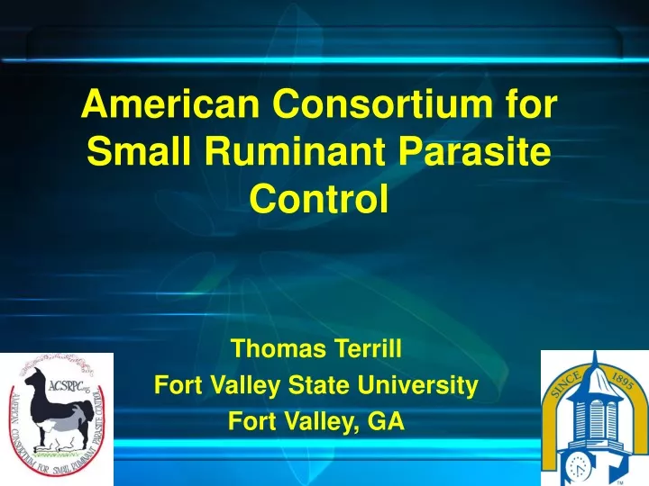 american consortium for small ruminant parasite