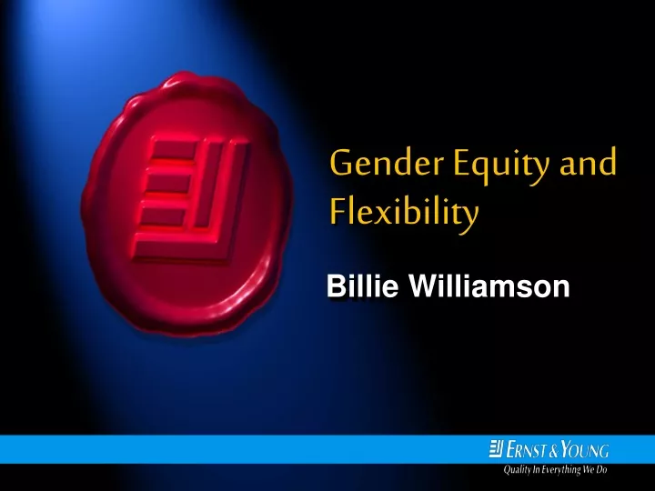 gender equity and flexibility