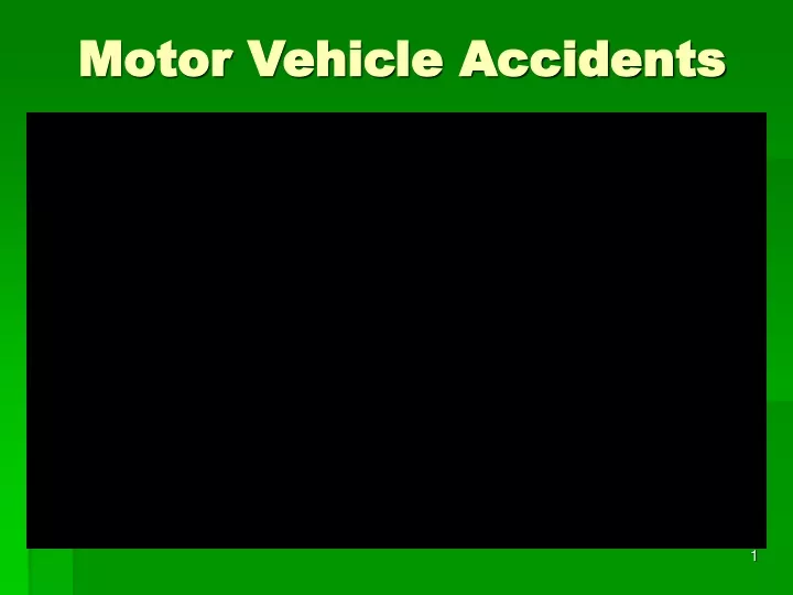 motor vehicle accidents