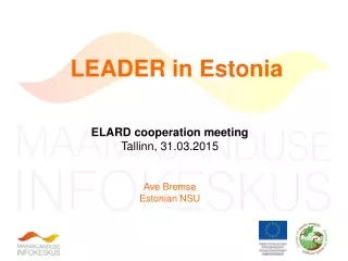 LEADER in  Estonia