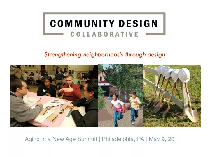 strengthening neighborhoods through design