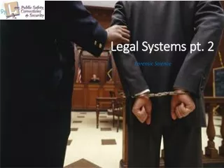 Legal Systems pt. 2