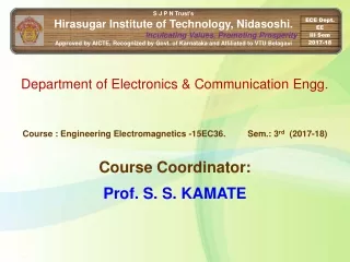 S J P N Trust's Hirasugar Institute of Technology, Nidasoshi.