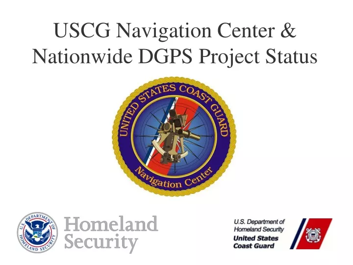 uscg navigation center nationwide dgps project status