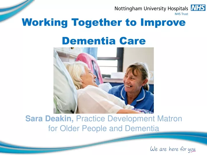 working together to improve dementia care