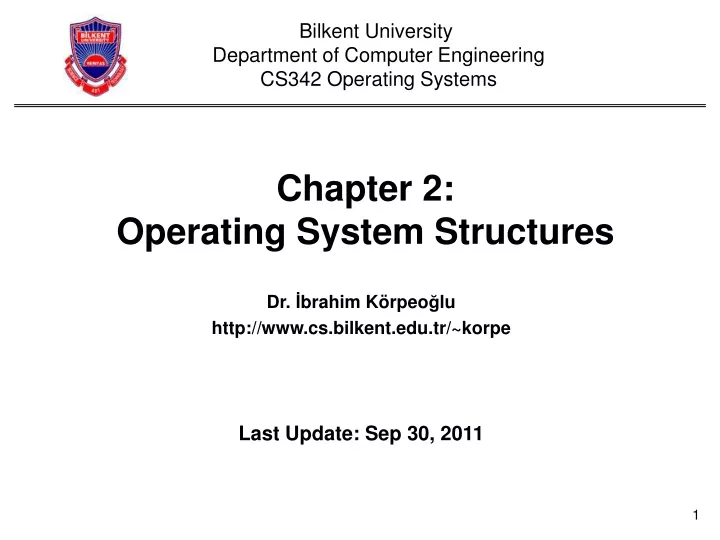 chapter 2 operating system structures