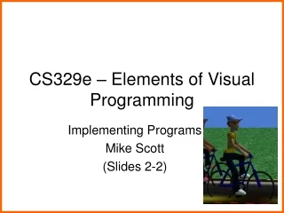 CS329e – Elements of Visual Programming