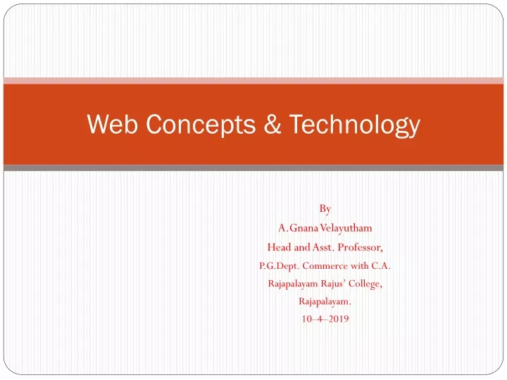 web concepts technology