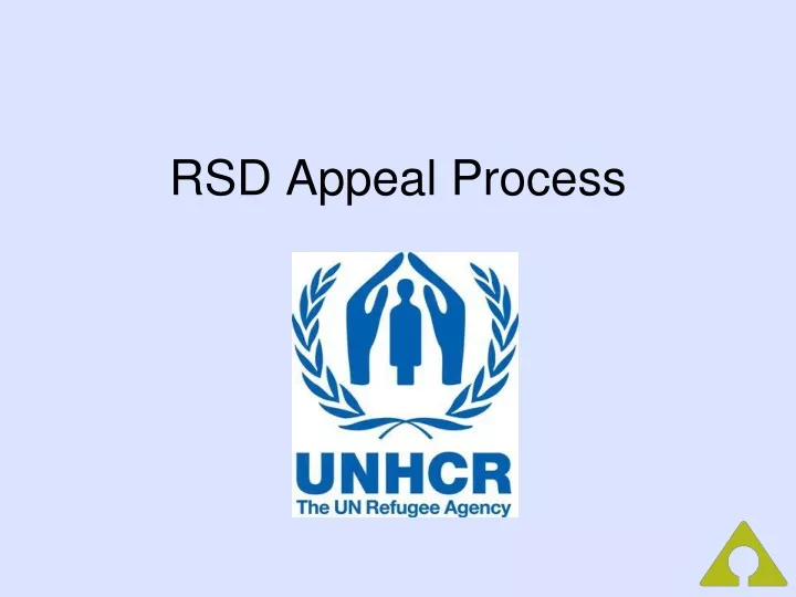 rsd appeal process