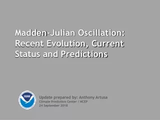 Madden-Julian Oscillation: Recent Evolution, Current Status and Predictions