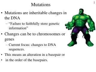 Mutations