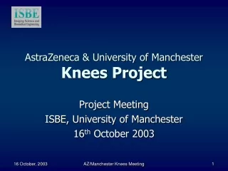 AstraZeneca &amp; University of Manchester Knees Project