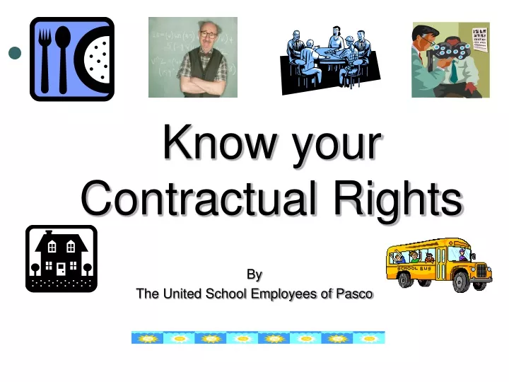 know your contractual rights