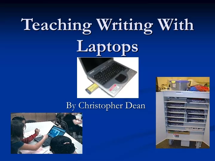 teaching writing with laptops