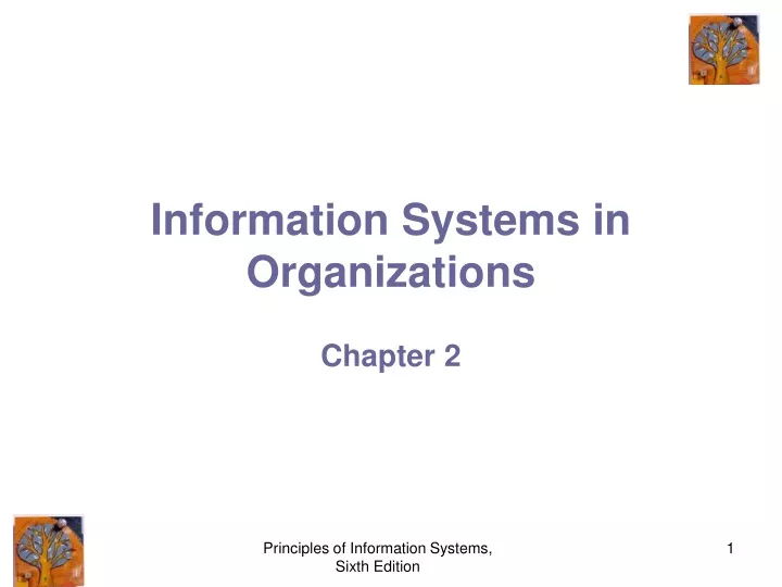 information systems in organizations