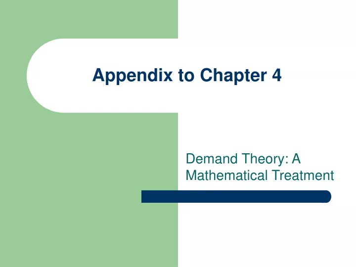 appendix to chapter 4