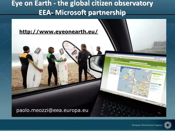 eye on earth the global citizen observatory