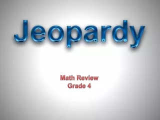 Math Review  Grade 4