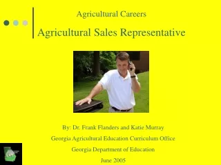 Agricultural Careers Agricultural Sales Representative
