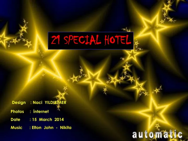 21 special hotel