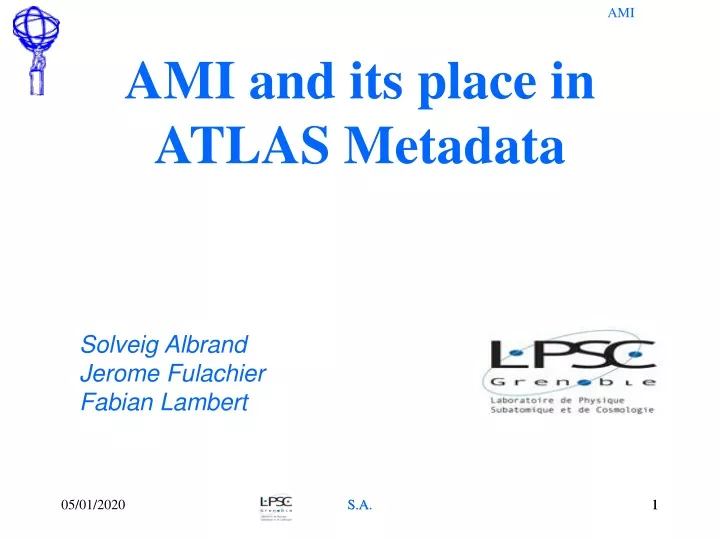 ami and its place in atlas metadata