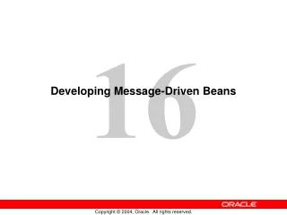 Developing Message-Driven Beans