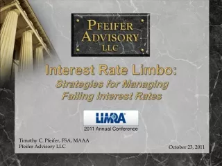 Interest Rate Limbo: Strategies for Managing  Falling Interest Rates