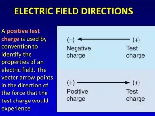 ELECTRIC FIELD DIRECTIONS