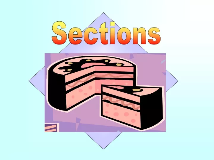 sections