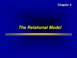 The Relational Model