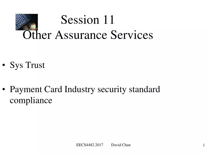 session 11 other assurance services