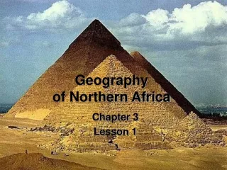 Geography  of Northern Africa