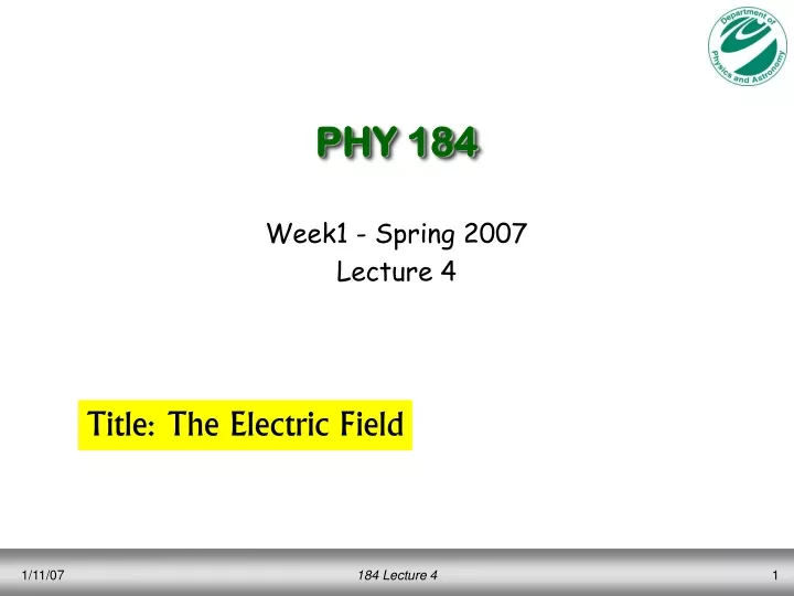 phy 184
