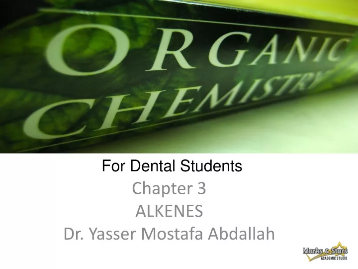 chapter 3 alkenes dr yasser mostafa abdallah