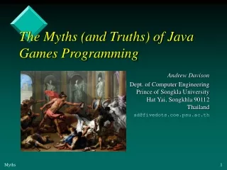 The Myths (and Truths) of Java Games Programming