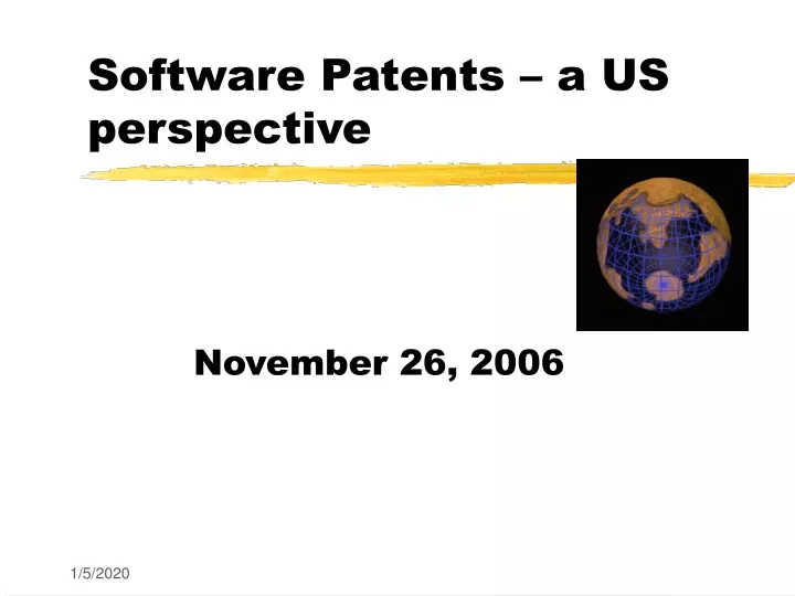 software patents a us perspective