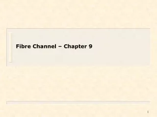 Fibre Channel – Chapter 9