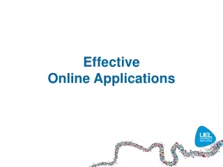 Effective  Online Applications