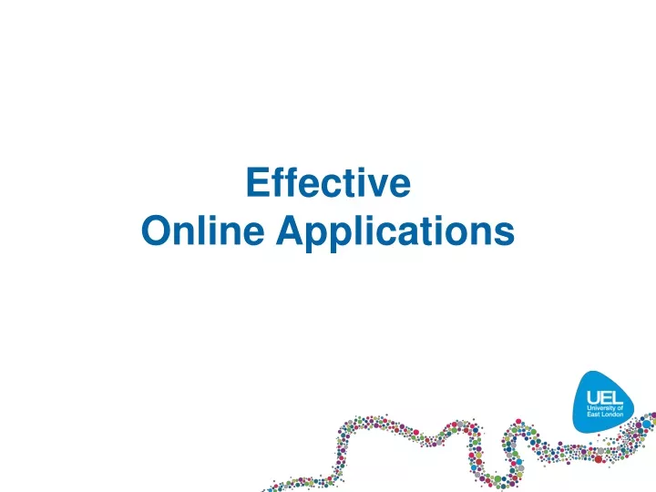 effective online applications