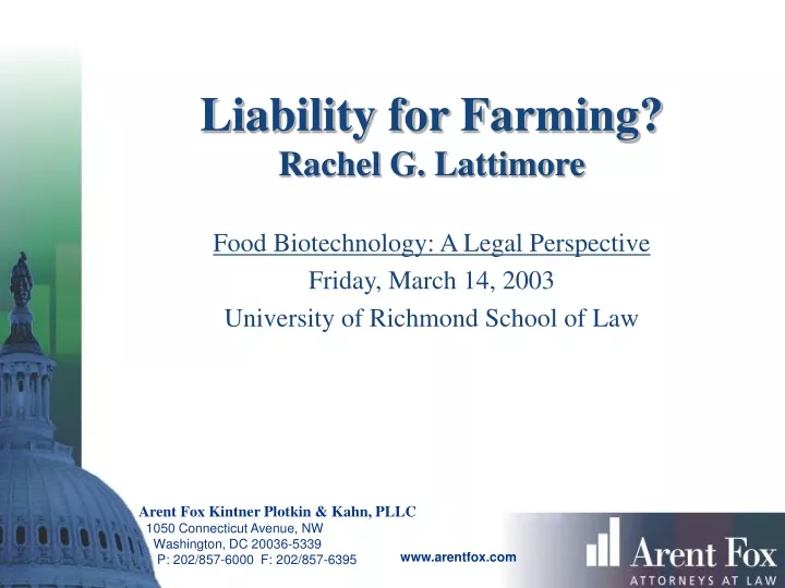 liability for farming rachel g lattimore