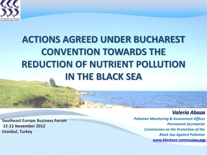 actions agreed under bucharest convention towards