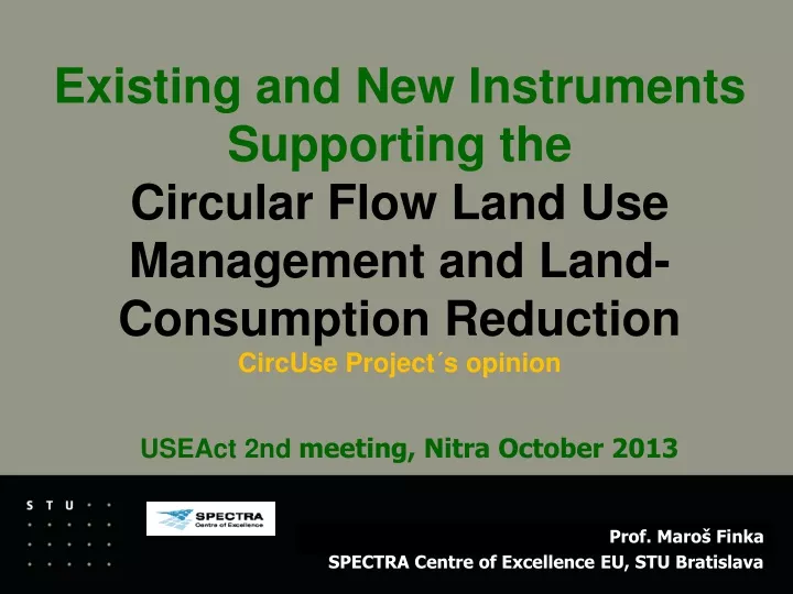 useact 2nd meeting nitra october 2013