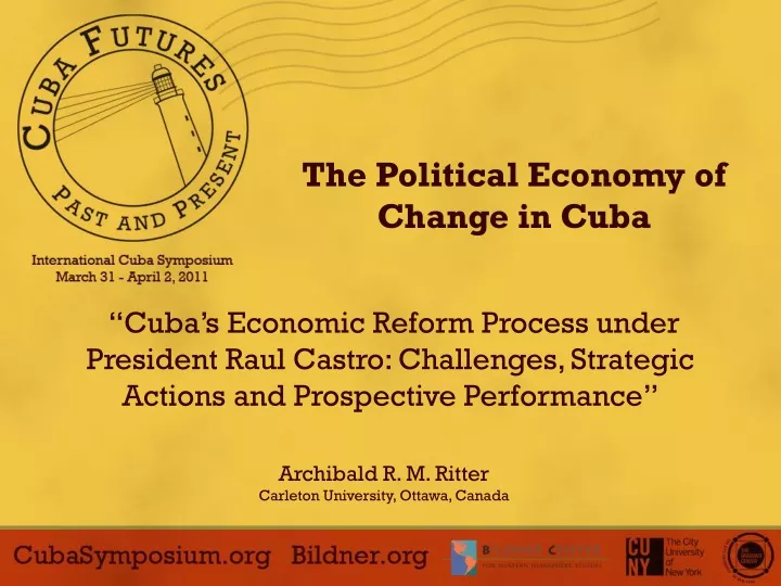 the political economy of change in cuba